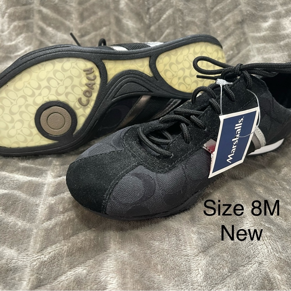 Coach Black and Gray Athletic Shoes